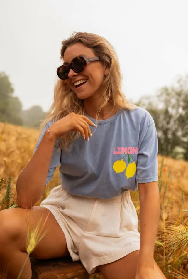 Easy Clothes Blue Limon TShirt Women039s Clothing Tshirts