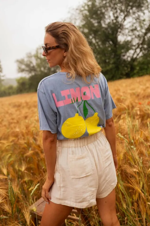 Easy Clothes Blue Limon TShirt Women039s Clothing Tshirts