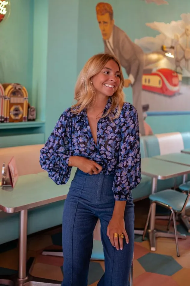 Easy Clothes Blue Marfa Shirt Women039s Clothing Shirts Easy Clothes Blue Marfa Shirt Women039s Clothing Shirts
