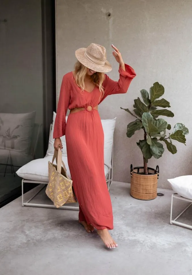 Easy Clothes Brick Amery Dress Brick Women039s Clothing Dresses