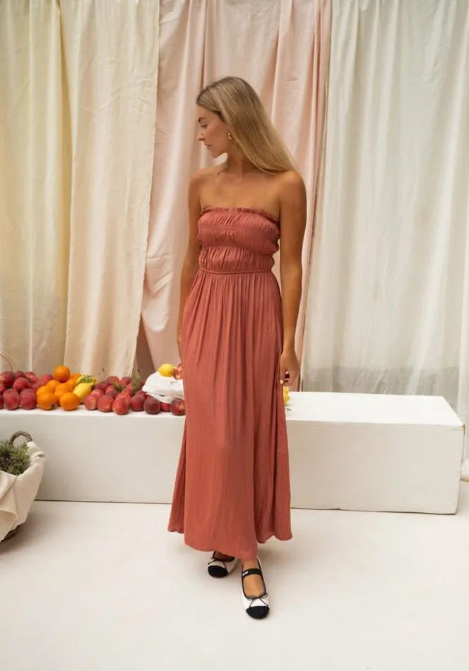 Easy Clothes Brick Melina Dress Women039s Clothing Dresses