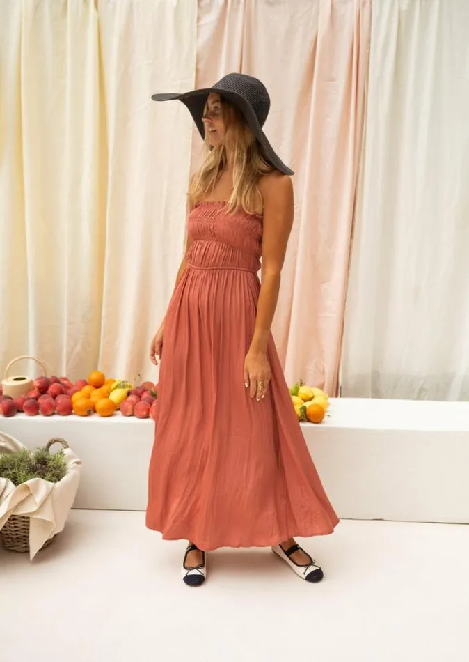 Easy Clothes Brick Melina Dress Women039s Clothing Dresses