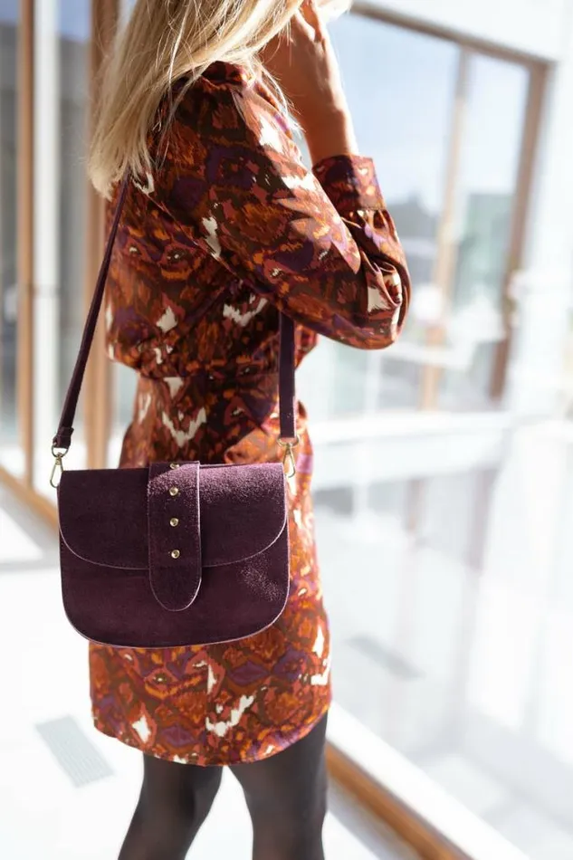 Easy Clothes Burgundy Hadia Bag Jewelry and Accessories Handbags