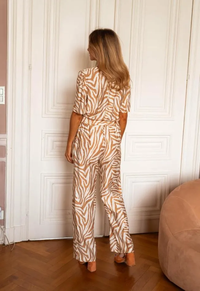 Easy Clothes Camel And Ecru Zeba Print Diaz Jumpsuit Women039s Clothing Jumpsuits and Rompers Easy Clothes Camel And Ecru Zeba Print Diaz Jumpsuit Women039s Clothing Jumpsuits and Rompers