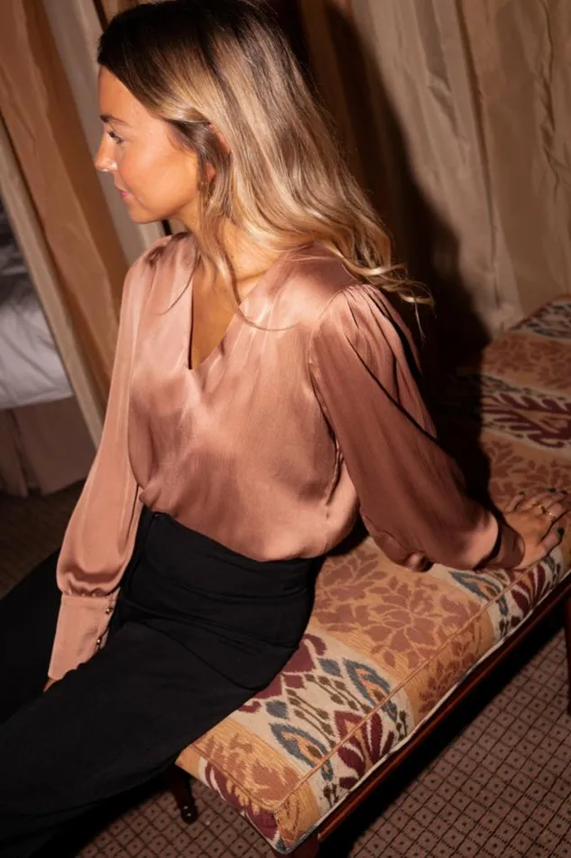 Easy Clothes Camel Angele Blouse Camel Women039s Clothing Blouses