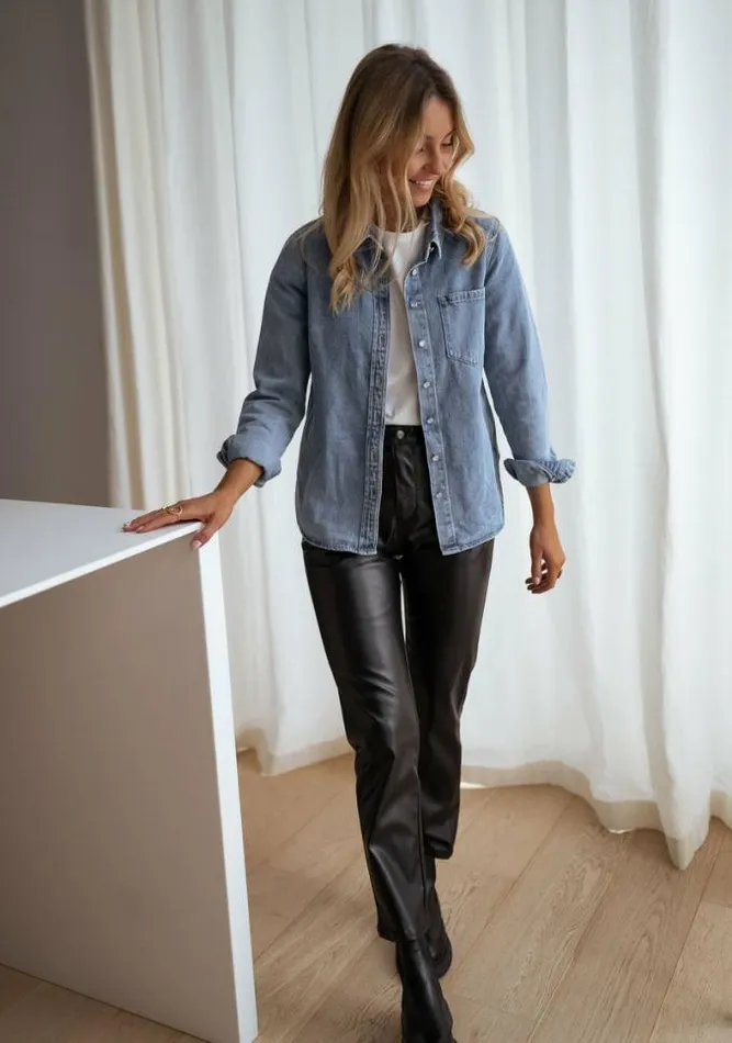 Easy Clothes Celia Denim Shirt Women039s Clothing Shirts