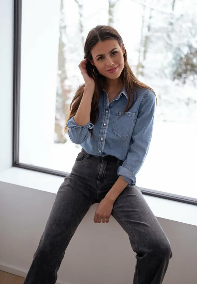 Easy Clothes Celia Denim Shirt Women039s Clothing Shirts