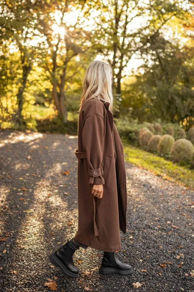Easy Clothes Chocolate Maddy Coat Chocolate Women039s Clothing Coats