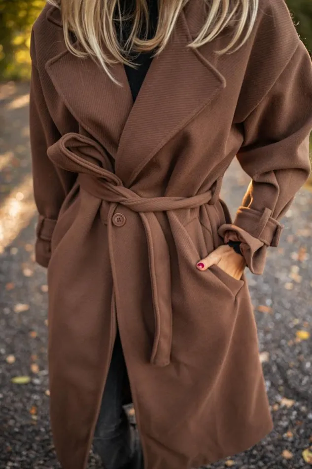 Easy Clothes Chocolate Maddy Coat Chocolate Women039s Clothing Coats
