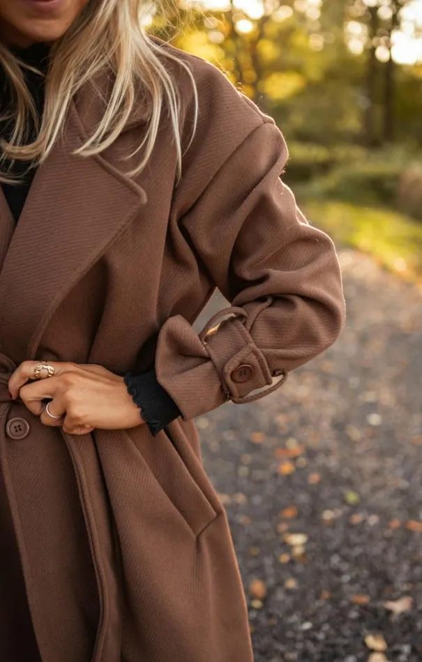 Easy Clothes Chocolate Maddy Coat Chocolate Women039s Clothing Coats