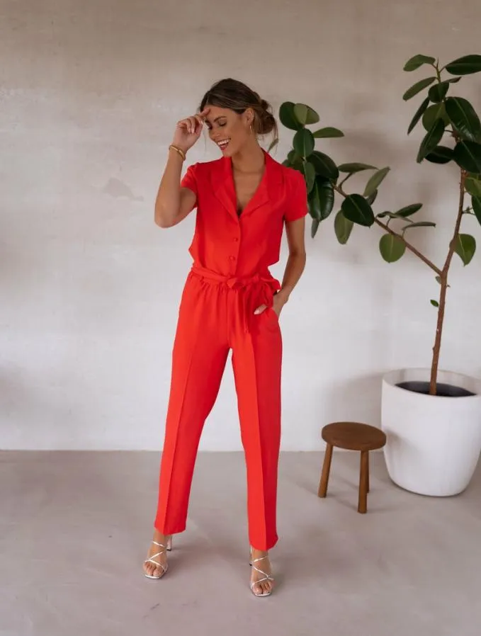 Easy Clothes Coral Rico Jumpsuit Coral Women039s Clothing Jumpsuits and Rompers Easy Clothes Coral Rico Jumpsuit Coral Women039s Clothing Jumpsuits and Rompers