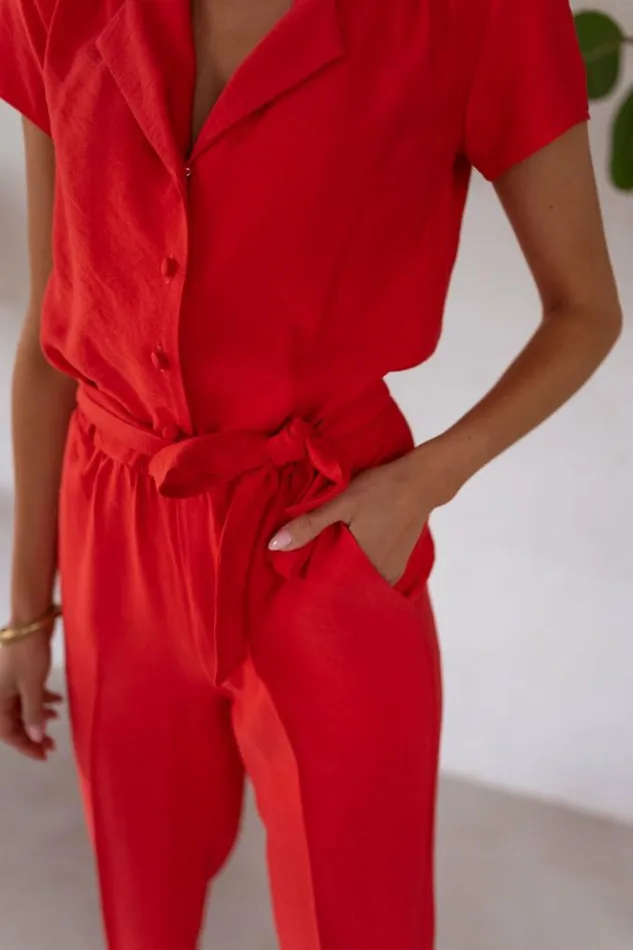 Easy Clothes Coral Rico Jumpsuit Coral Women039s Clothing Jumpsuits and Rompers
