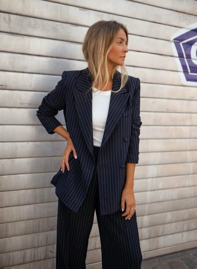 Easy Clothes Dark Blue Bruno Blazer Women039s Clothing Blazers