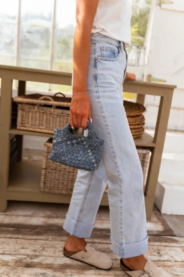 Easy Clothes Dark Blue Denim Carter Bag Dark Blue Jewelry and Accessories Handbags Easy Clothes Dark Blue Denim Carter Bag Dark Blue Jewelry and Accessories Handbags