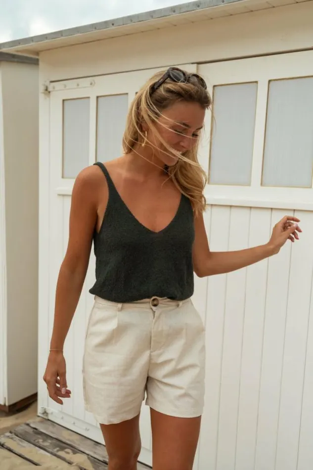 Easy Clothes Dark Green Neda Top Dark Green Women039s Clothing Tops