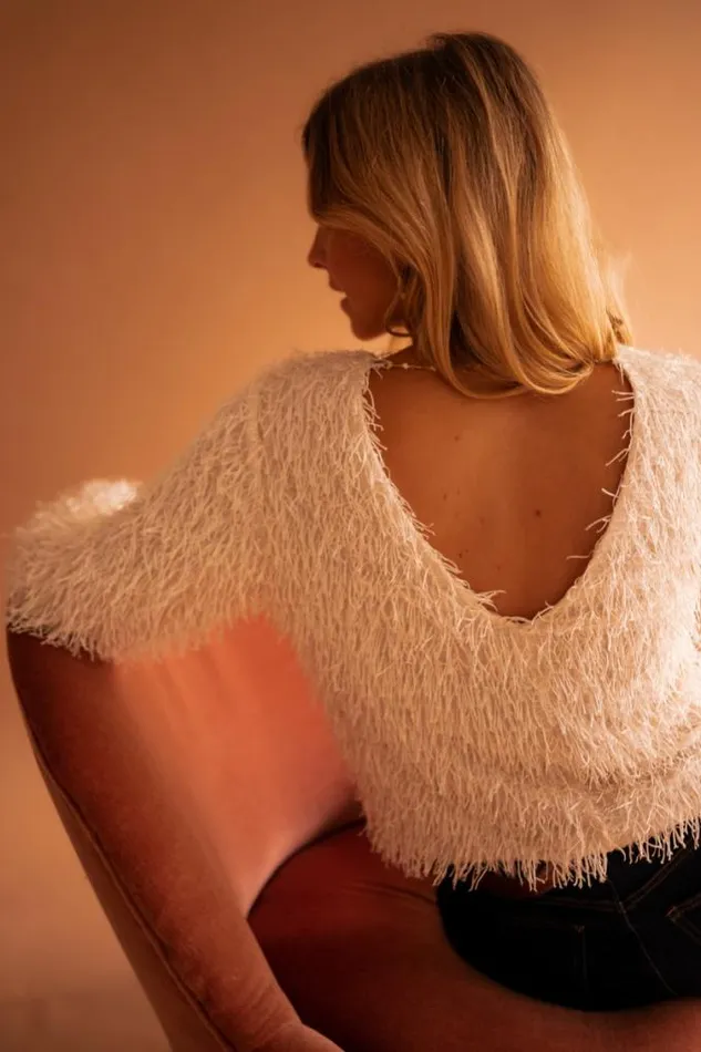 Easy Clothes Ecru Alexia Blouse Ecru Women039s Clothing Blouses