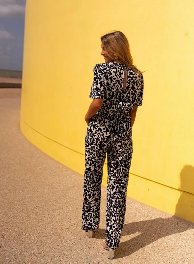 Easy Clothes Ecru And Blue Lea Jumpsuit Women039s Clothing Jumpsuits and Rompers Easy Clothes Ecru And Blue Lea Jumpsuit Women039s Clothing Jumpsuits and Rompers