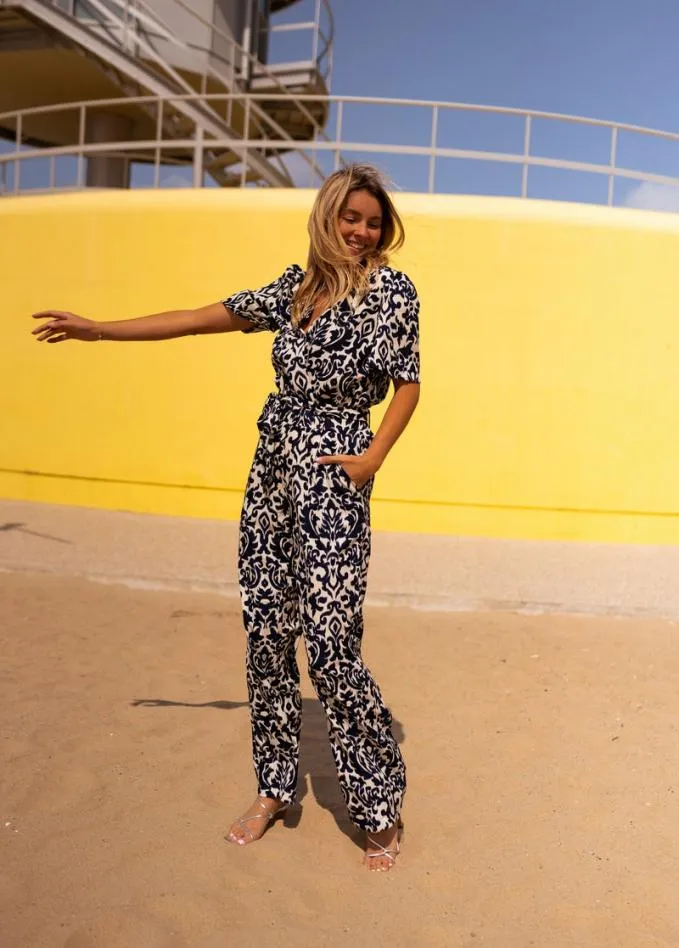 Easy Clothes Ecru And Blue Lea Jumpsuit Women039s Clothing Jumpsuits and Rompers Easy Clothes Ecru And Blue Lea Jumpsuit Women039s Clothing Jumpsuits and Rompers
