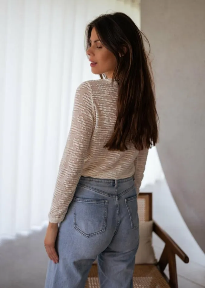 Easy Clothes Ecru Bely Sweater Women039s Clothing Sweaters