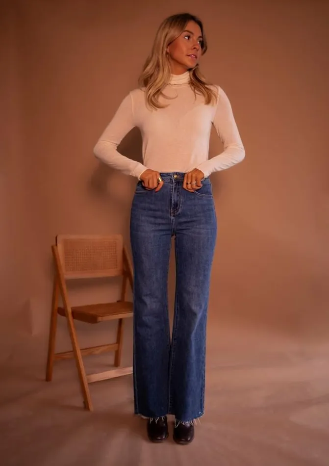 Easy Clothes Ecru Cashmere Cathie Ultralight Top Women039s Clothing Tops