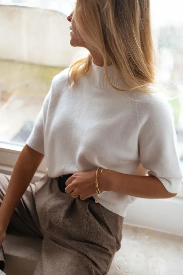 Easy Clothes Ecru Clark Sweater Ecru Women039s Clothing Sweaters
