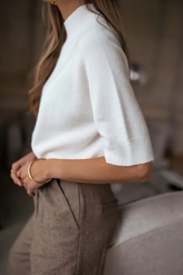 Easy Clothes Ecru Clark Sweater Ecru Women039s Clothing Sweaters