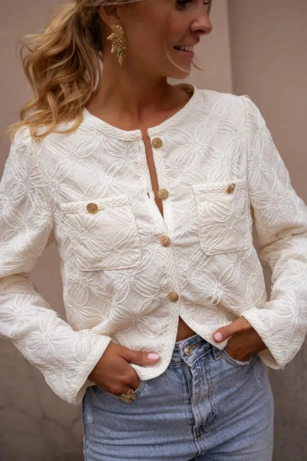 Easy Clothes Ecru Damien Cardigan Women039s Clothing Cardigans