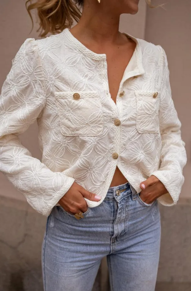 Easy Clothes Ecru Damien Cardigan Women039s Clothing Cardigans
