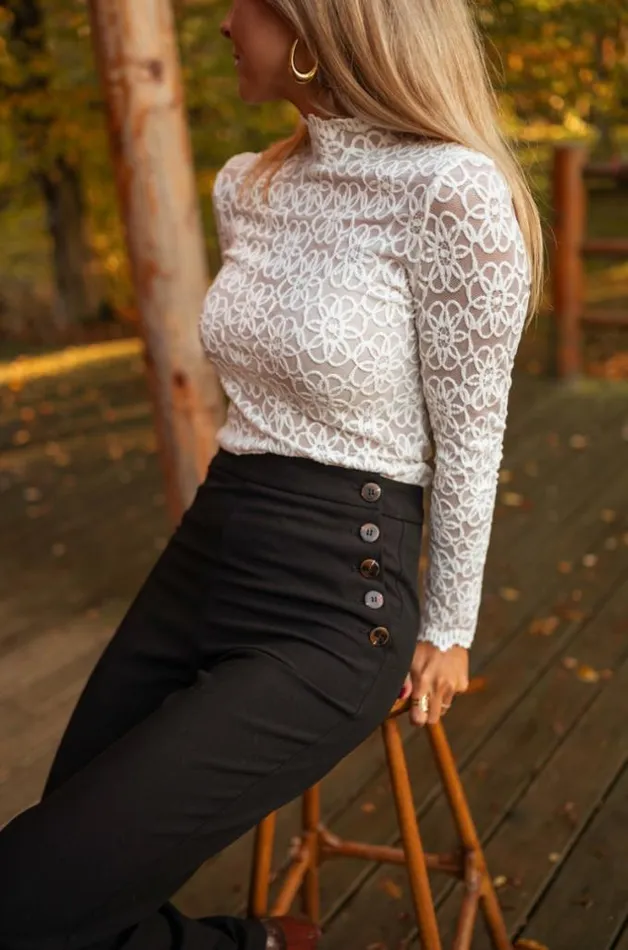 Easy Clothes Ecru Eliot Blouse Women039s Clothing Blouses