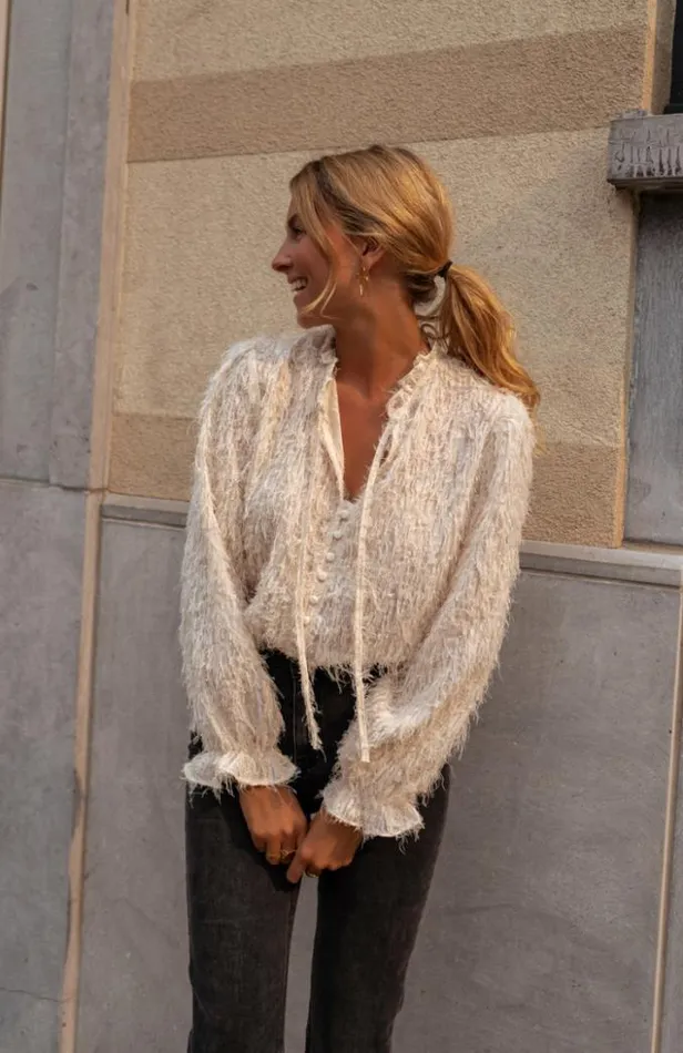 Easy Clothes Ecru Gorgia Blouse Women039s Clothing Blouses