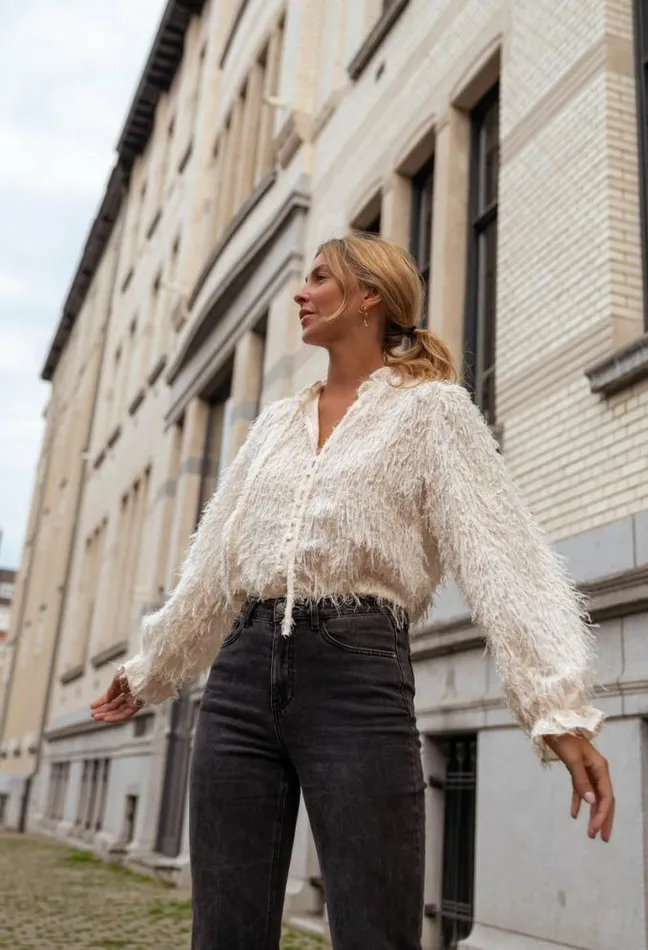 Easy Clothes Ecru Gorgia Blouse Women039s Clothing Blouses Easy Clothes Ecru Gorgia Blouse Women039s Clothing Blouses