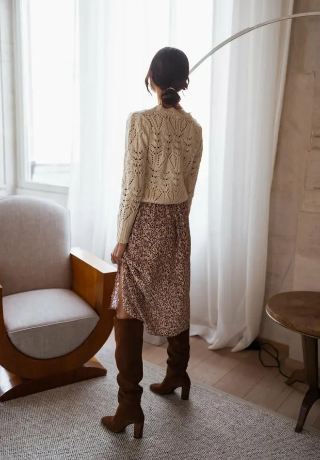 Easy Clothes Ecru Lenou Sweater Women039s Clothing Sweaters