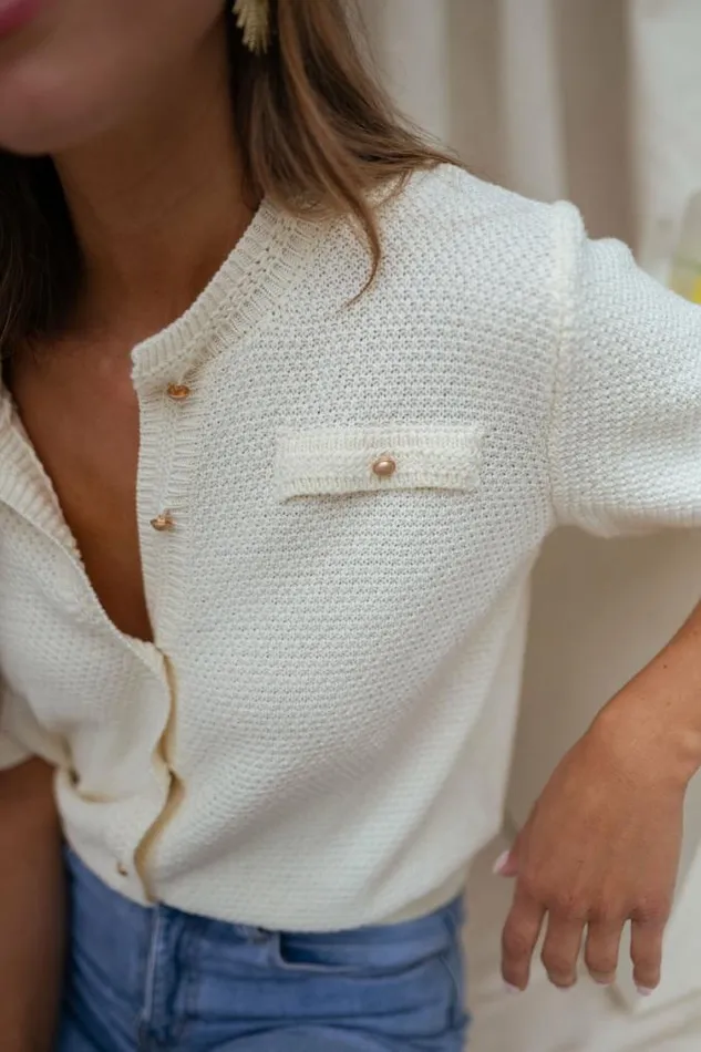 Easy Clothes Ecru Sophie Short Sleeve Sweater Women039s Clothing Sweaters Easy Clothes Ecru Sophie Short Sleeve Sweater Women039s Clothing Sweaters