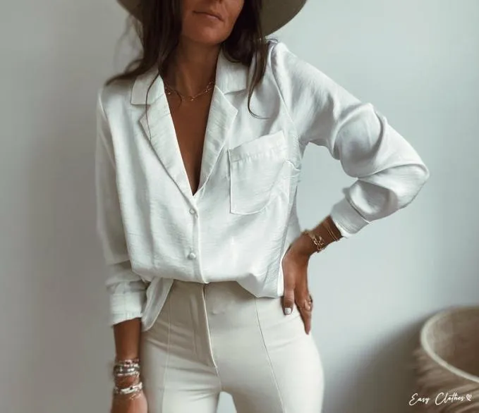 Easy Clothes Ecru Youna Shirt Women039s Clothing Shirts Easy Clothes Ecru Youna Shirt Women039s Clothing Shirts