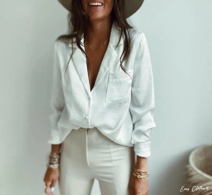 Easy Clothes Ecru Youna Shirt Women039s Clothing Shirts Easy Clothes Ecru Youna Shirt Women039s Clothing Shirts