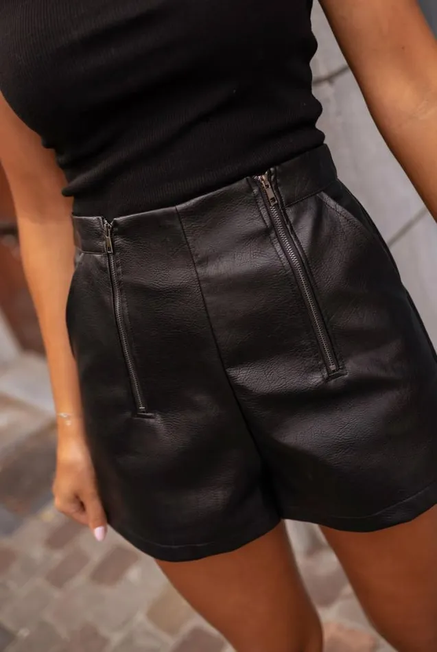 Easy Clothes Faux Leather Otto Shorts Women039s Clothing Shorts