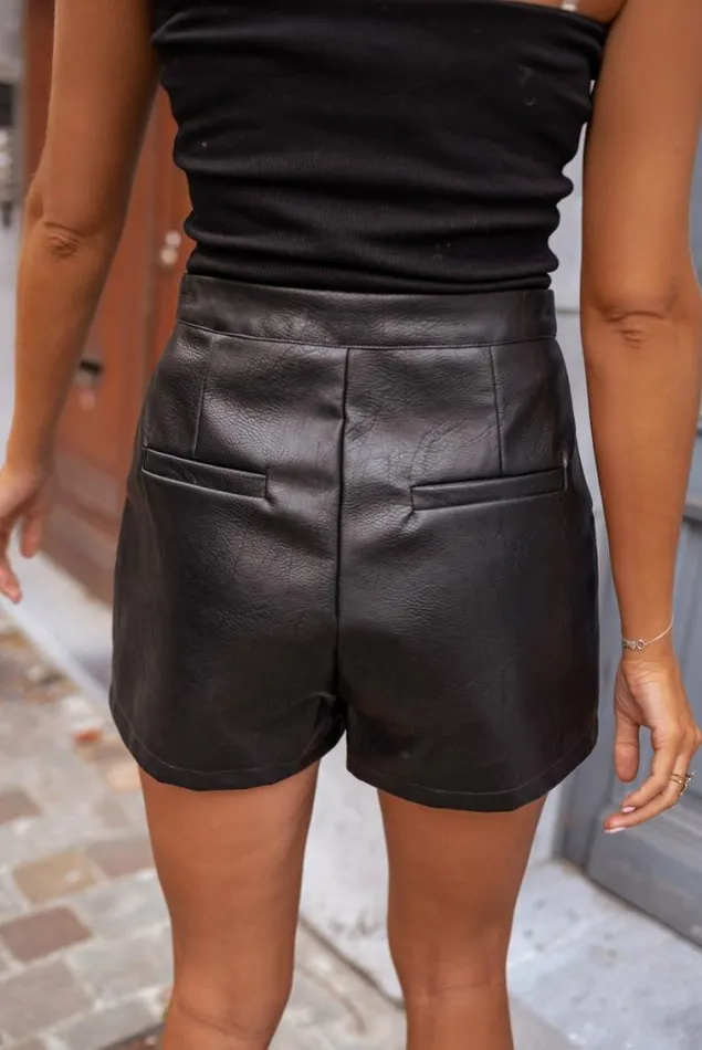 Easy Clothes Faux Leather Otto Shorts Women039s Clothing Shorts