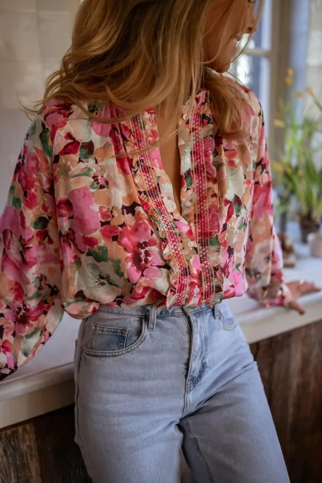 Easy Clothes Floral Elvina Blouse Women039s Clothing Blouses