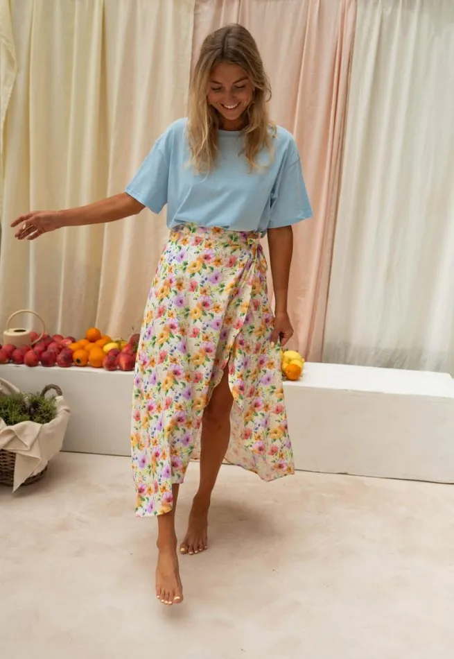 Easy Clothes Floral Fanny Skirt Women039s Clothing Skirts