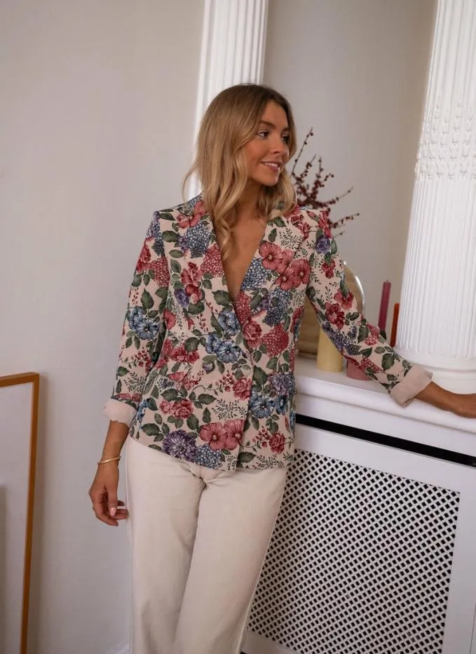 Easy Clothes Floral Ingrid Blazer Women039s Clothing Blazers