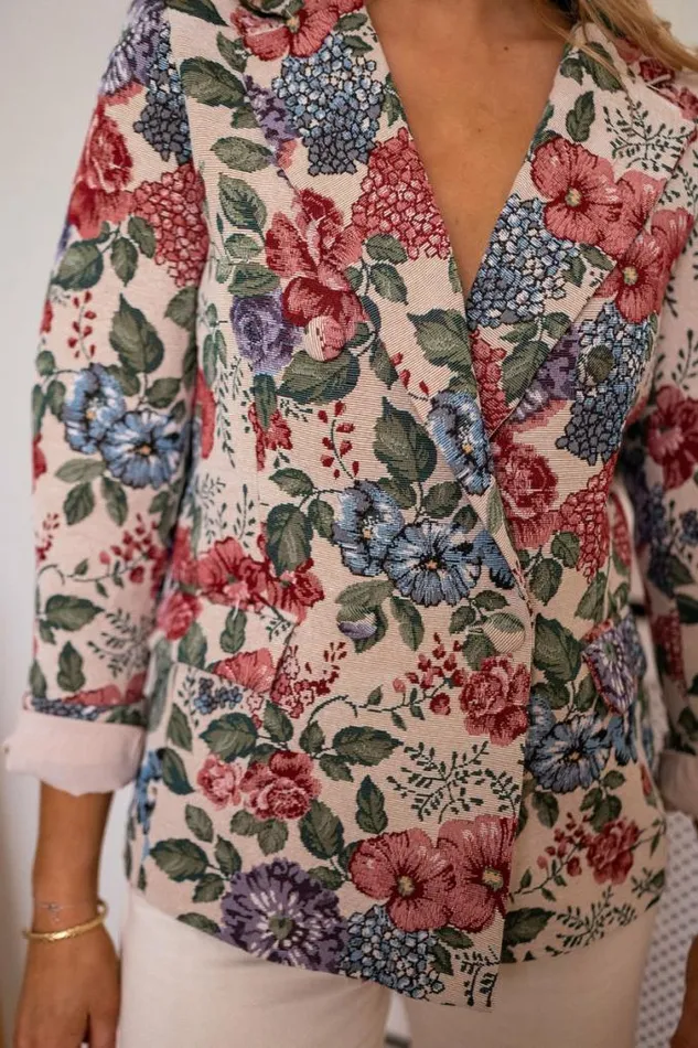 Easy Clothes Floral Ingrid Blazer Women039s Clothing Blazers