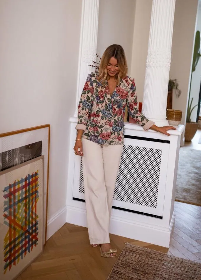 Easy Clothes Floral Ingrid Blazer Women039s Clothing Blazers