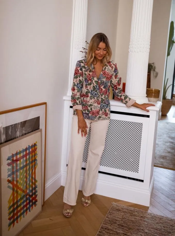 Easy Clothes Floral Ingrid Blazer Women039s Clothing Blazers