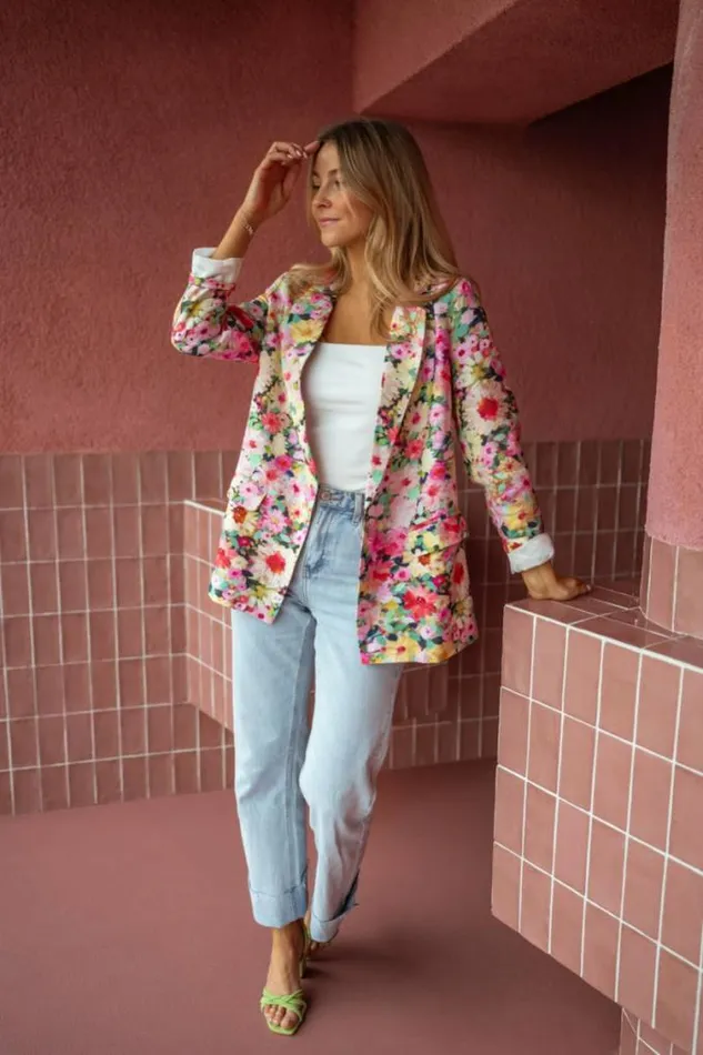 Easy Clothes Floral Loretta Blazer Women039s Clothing Blazers Easy Clothes Floral Loretta Blazer Women039s Clothing Blazers