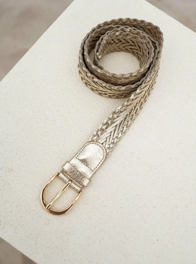 Easy Clothes Golden Akira Belt Jewelry and Accessories Belts Easy Clothes Golden Akira Belt Jewelry and Accessories Belts