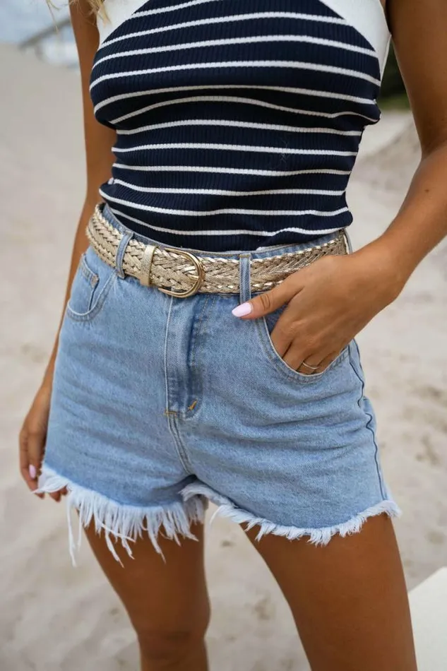 Easy Clothes Golden Akira Belt Jewelry and Accessories Belts Easy Clothes Golden Akira Belt Jewelry and Accessories Belts