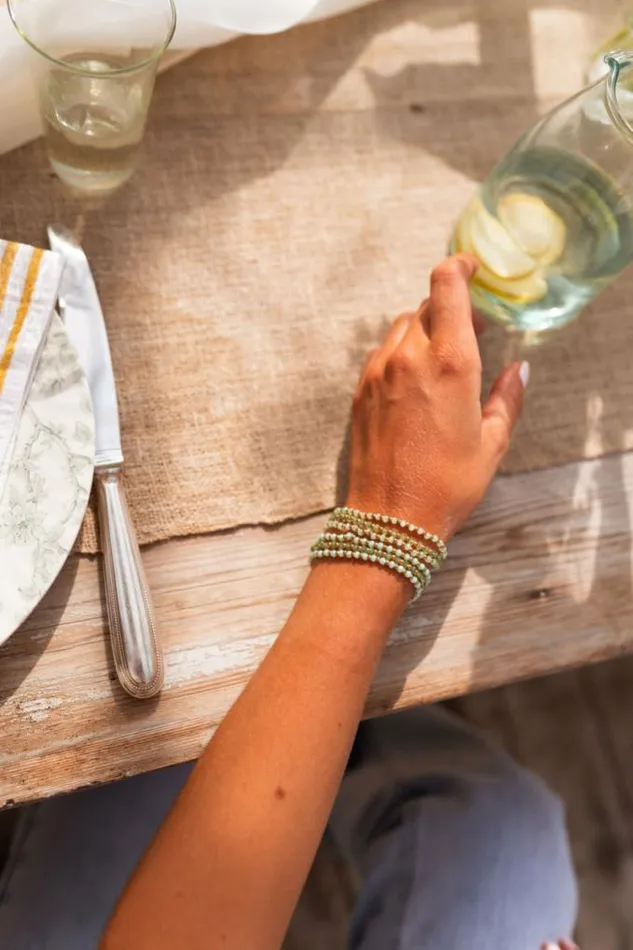 Easy Clothes Golden And Green Ugo Bracelets Jewelry and Accessories Bracelets