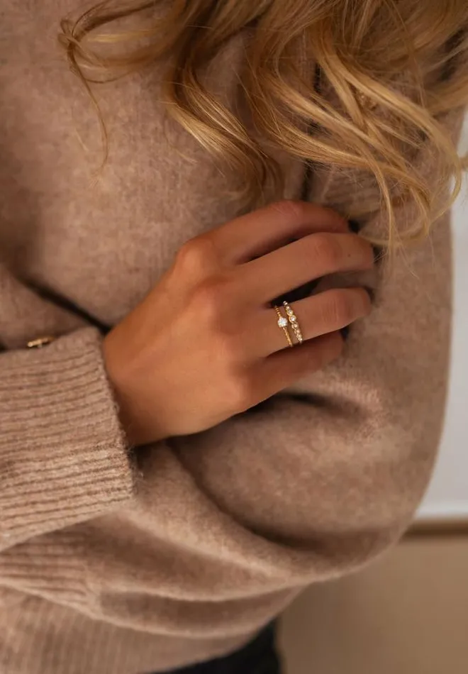 Easy Clothes Golden Como Ring Jewelry and Accessories Rings