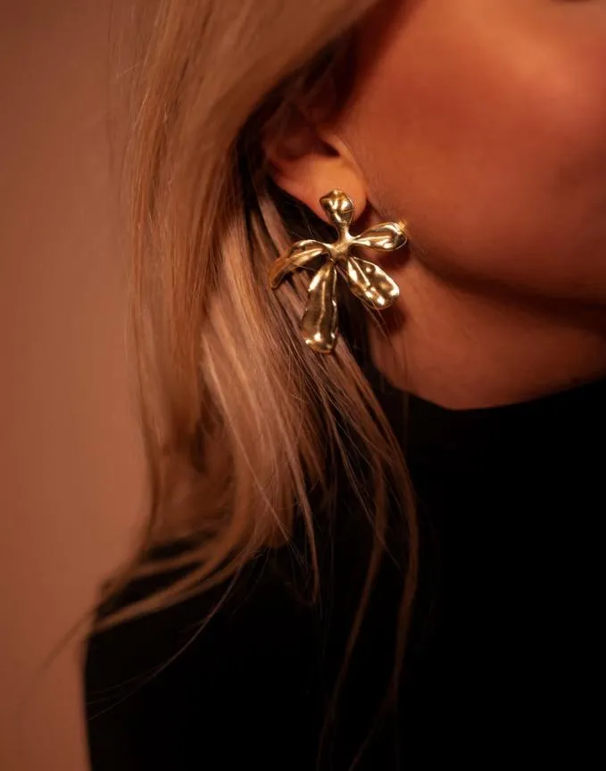 Easy Clothes Golden Donie Earrings Jewelry and Accessories Earrings