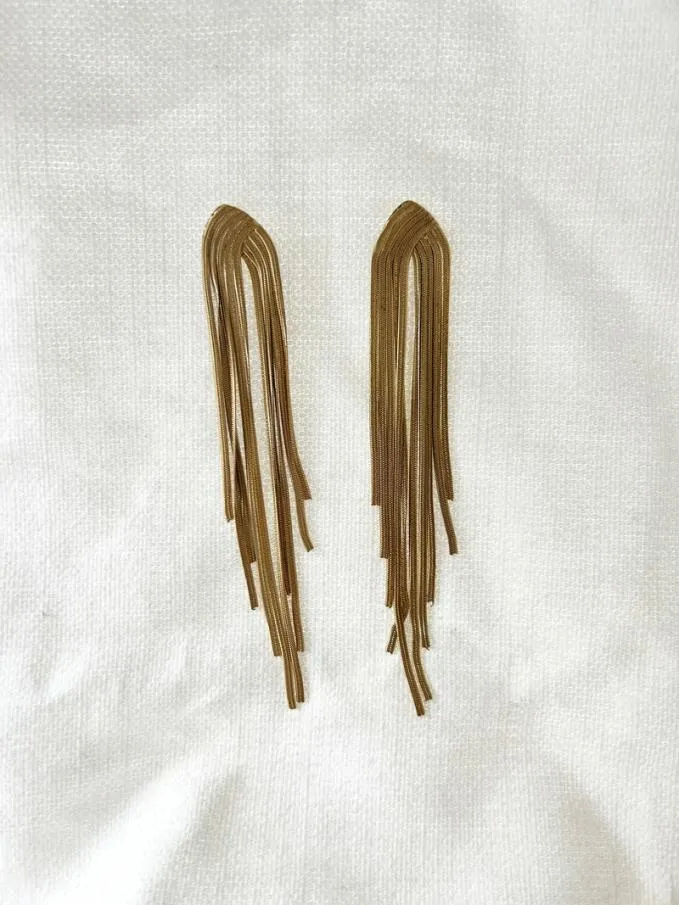 Easy Clothes Golden Flaura Earrings Jewelry and Accessories Earrings